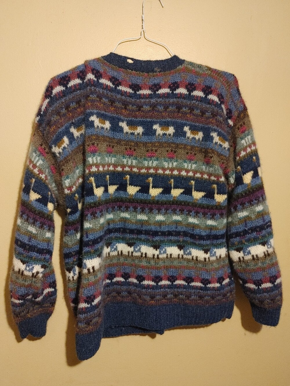 Vintage L.L. Bean Wool Cardigan Size Medium - Picture 2 of 4